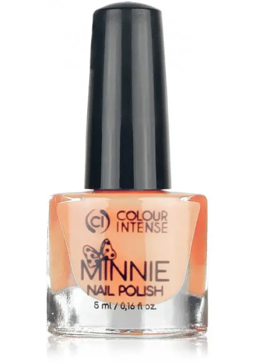 Лак для нігтів емаль персиковий світлий Colour Intense Minnie №144 Light Peach Enamel, 5 ml - фото 1