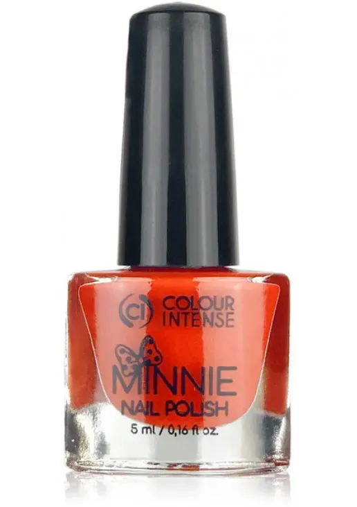 Лак для нігтів емаль червоний мак Colour Intense Minnie №139 Enamel Red Poppy, 5 ml - фото 1