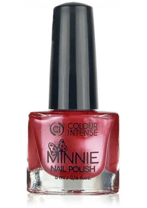 Лак для нігтів перламутр вишневий Colour Intense Minnie №104 Pearl Cherry, 5 ml - фото 1
