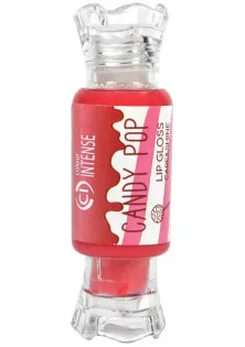 Блиск для губ Полуниця Candy Lip Gloss Pop Strawberry №01 за ціною 60₴  у категорії Блиск для губ Тип шкіри Усі типи шкіри