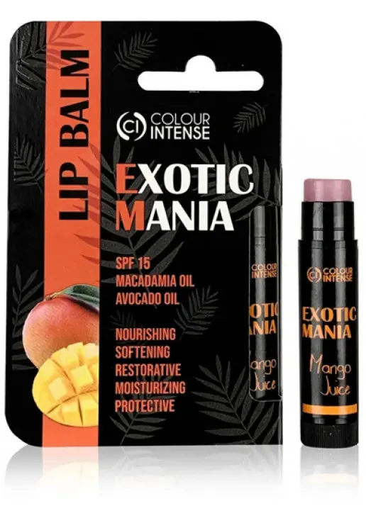 Colour Intense Бальзам для губ Сок манго Lip Balm Exotic Mania №02 - фото 1
