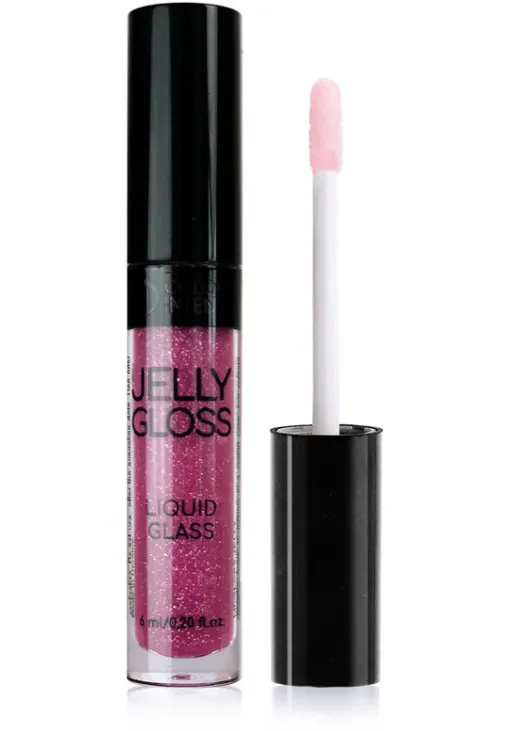 Блеск для губ с глиттером Вино Jelly Gloss Glitter Lip Gloss Wine №12