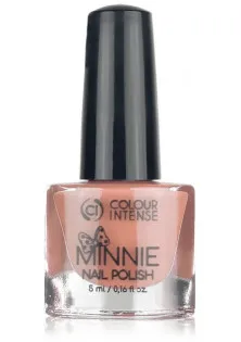 Лак для нігтів емаль рожевий персик Colour Intense Minnie №168 Enamel Pink Peach, 5 ml в Україні