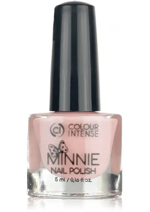 Лак для нігтів емаль рожеве молоко Colour Intense Minnie №165 Enamel Rose Milk, 5 ml - фото 1