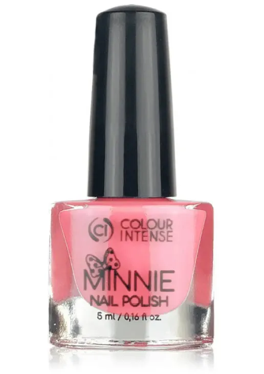 Лак для нігтів емаль рожевий гарячий Colour Intense Minnie №164 Enamel Pink Hot, 5 ml - фото 1