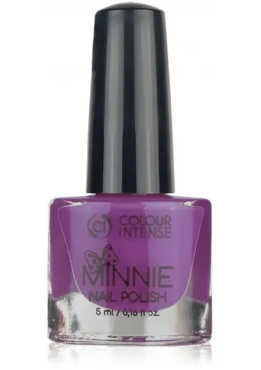 Лак для нігтів емаль пурпурний Colour Intense Minnie №156 Enamel Magenta, 5 ml - фото 1