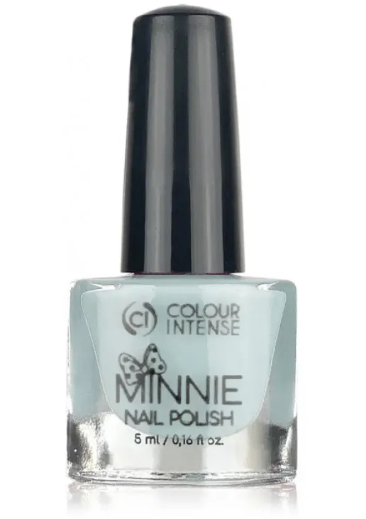 Лак для нігтів емаль бірюзова м'ята Colour Intense Minnie №151 Turquoise Mint Enamel, 5 ml - фото 1