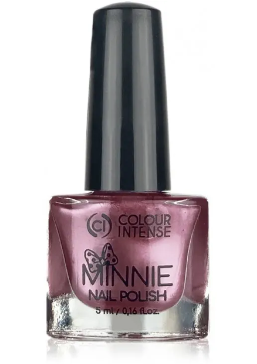 Лак для нігтів перламутр пурпурний Colour Intense Minnie №203 Pearl Purple, 5 ml - фото 1