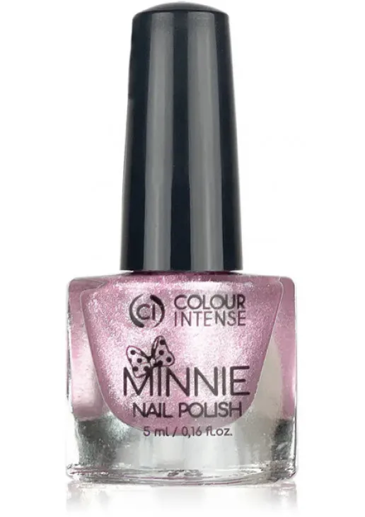 Лак для нігтів шиммер рожевий Colour Intense Minnie №200 Shimmer Pink, 5 ml - фото 1