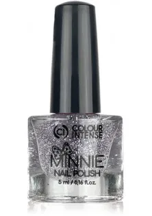 Лак для нігтів гліттер срібло Colour Intense Minnie №195 Glitter Silver, 5 ml в Україні