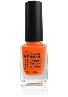 Неоновий лак для нігтів апельсиновий Lasting Finish Colour Intense №004 orange