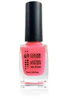 Неоновий лак для нігтів рожевий Lasting Finish Colour Intense №002 pink