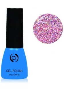 Гель-лак для нігтів гліттер пурпурний Colour Intense №006G Purple Glitter, 5 ml в Україні