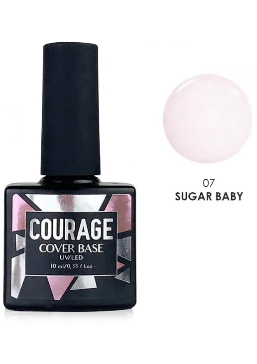 Courage База для нігтів Base Coat №07 Sugar Baby, 10 ml — ціна 87₴ в Україні 
