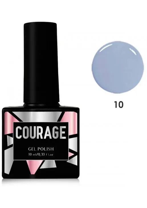 Courage Гель лак для нігтів Courage №010, 10 ml — ціна 87₴ в Україні 