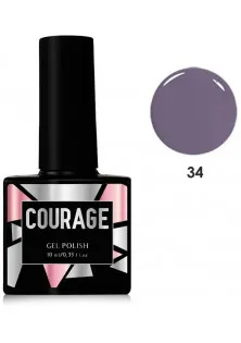 Гель лак для нігтів Courage №034, 10 ml за ціною 87₴  у категорії Гель-лаки для нігтів та інші матеріали Бренд Courage