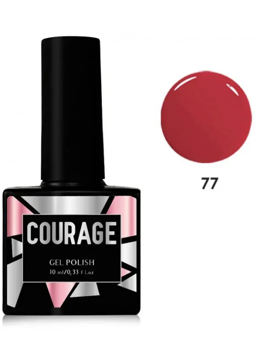 Гель-лак для ногтей Courage №077, 10 ml
