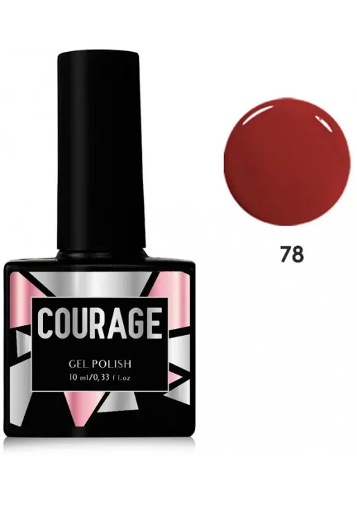 Гель-лак для ногтей Courage №078, 10 ml