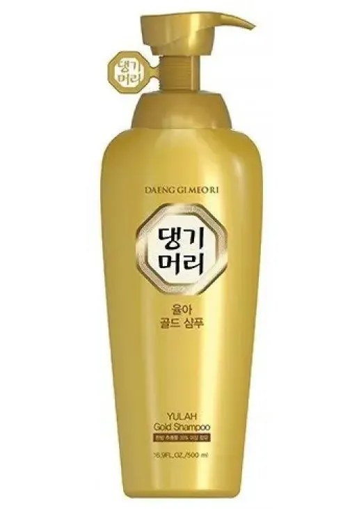 Зміцнюючий золотий шампунь для волосся Yulah Gold Shampoo - фото 1