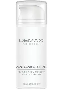 Крем для лікування кліща демодекс Acne Control Cream Rosacea & Demodecosis Beta-oxy Systerm за ціною 864₴  у категорії Demax Тип шкіри Усі типи шкіри