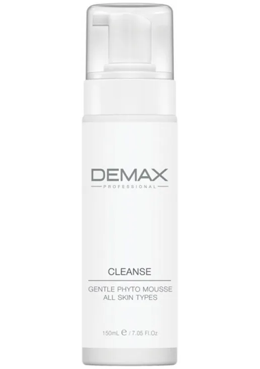 Demax Очищаючий мус для всіх типів шкіри на основі рослинних екстрактів Cleanse Gentle Phyto Mousse - фото 1
