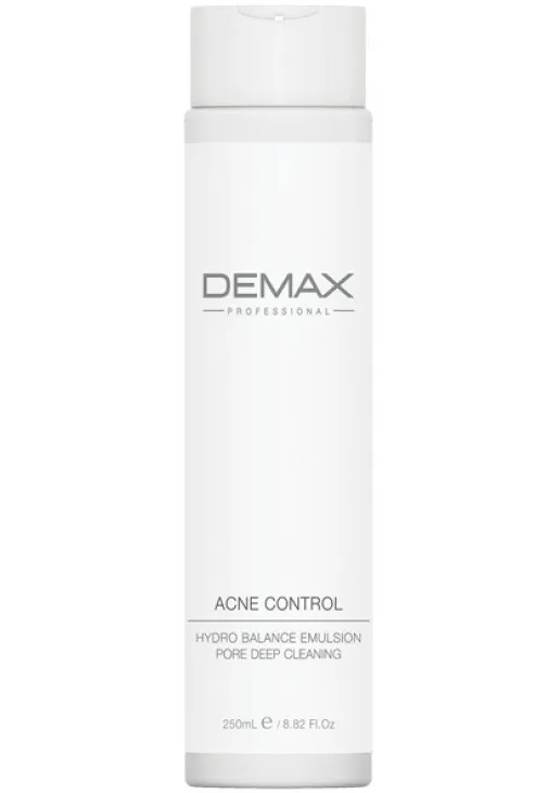 Demax Гідроемульсія для проблемної шкіри Acne Control Hydro Balance Emulsion Pore Deep Cleaning - фото 1