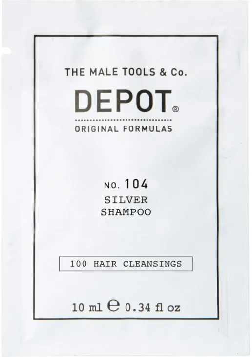 Шампунь для сивого та світлого волосся No.104 Silver Shampoo - фото 1