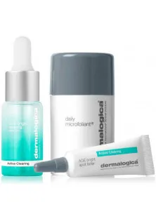 Купити Dermalogica Освітлюючий набір для проблемної шкіри Active Clearing Clear + Brighten Kit вигідна ціна