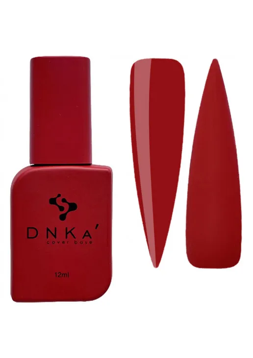 Базовое покрытие DNKa Cover Base №001 Огненно-красный, 12 ml