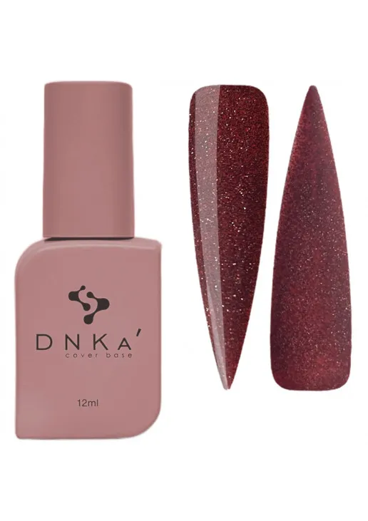 DNKa’ Базове покриття  DNKa Cover Base №012A Світловідбиваючий бордовий, 12 ml — ціна 220₴ в Україні 