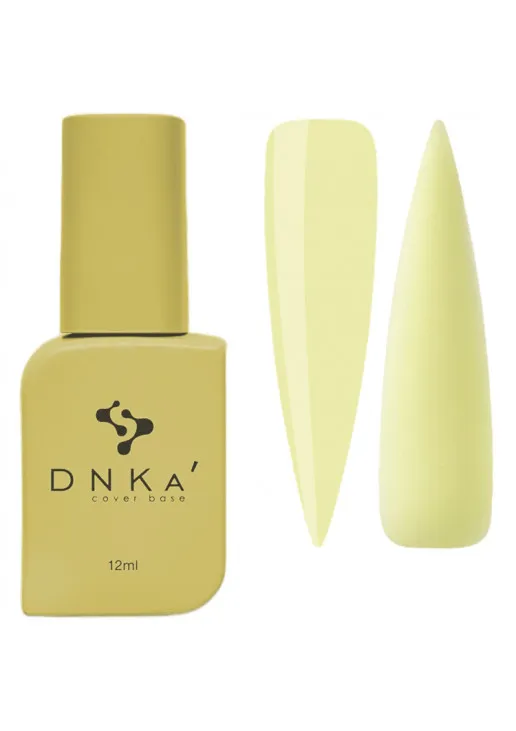 Базове покриття  DNKa Cover Base №022 Пастельний, ніжно-жовтий, 12 ml
