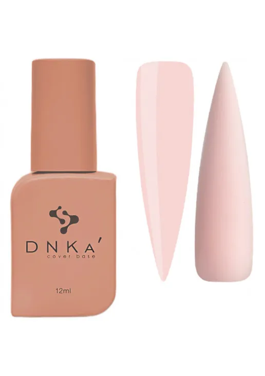 Базове покриття  DNKa Cover Base №038 Ніжний світло-рожевий, 12 ml - фото 1