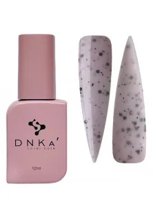 Купити DNKa’ Базове покриття  DNKa Cover Base №039A Світло-рожевий з чорними та білими багатогранними частинками, 12 ml вигідна ціна