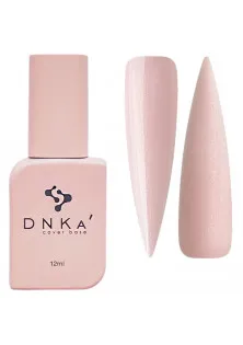 Базовое покрытие DNKa Cover Base №040 Светлый нежный розовый с серебряным шимером, 12 ml в Украине
