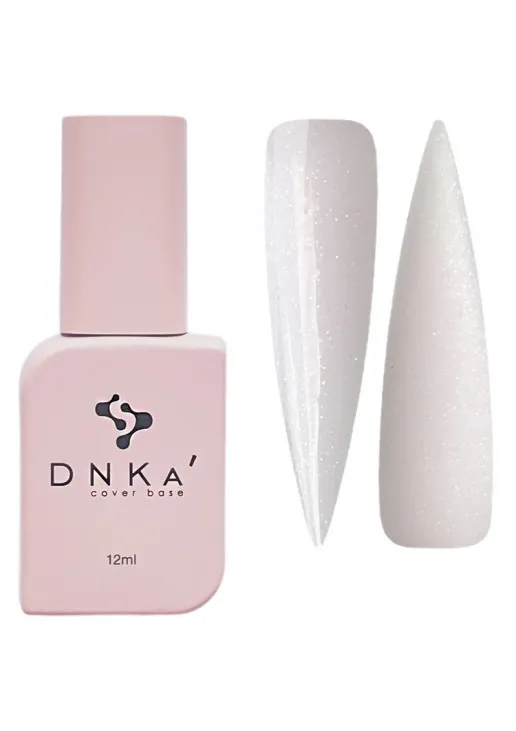 DNKa’ Базове покриття  DNKa Cover Base №042 Холодний, молочно-рожевий з блискітками опал, 12 ml — ціна 220₴ в Україні 