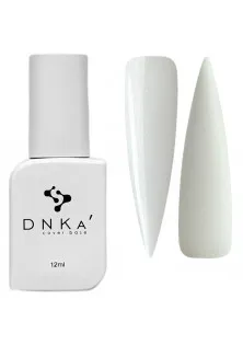 Базове покриття  DNKa Cover Base №045 Молочний з блискітками опал, 12 ml за ціною 250₴  у категорії Minimalist Chic: мінімалізм у дизайні нігтів і його привабливість