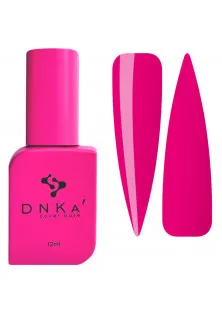Камуфлююча база для нігтів DNKa Cover Base №0073 Flamingo, 12 ml за ціною 250₴  у категорії Базове покриття  DNKa Cover Base №025 Яскравий рожевий, 12 ml
