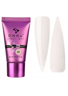 Купити DNKa’ Акрил-гель для нігтів DNKa Acryl Gel Tube №0006 Creamy, 30 ml вигідна ціна