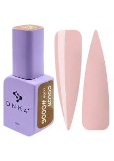 Гель-лак для нігтів DNKa Gel Polish Color №0006, 12 ml за ціною 195₴  у категорії Гель-лак для нігтів французький манікюр Adore Professional F-06 - Veil, 7.5 ml