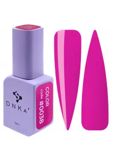 Гель-лак для нігтів DNKa Gel Polish Color №0038, 12 ml за ціною 195₴  у категорії Гель-лак для нігтів світла маджента Adore Professional №208 - Magnet, 7.5 ml