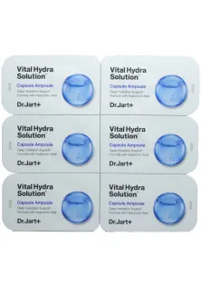 Набір зволожуючих ампульних сироваток для обличчя Vital Hydra Solution Capsule Ampoule за ціною 318₴  у категорії Dr. Jart+ Об `єм 6 шт
