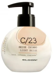 Тонуючий кондицiонер Haircolor Conditioning Cream C/23 Light Beige за ціною 630₴  у категорії Elgon Тип шкіри голови Усі типи шкіри