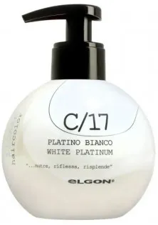 Тонуючий кондицiонер Haircolor Conditioning Cream C/17 White Platinum за ціною 554₴  у категорії Засоби для фарбування волосся Бренд Elgon