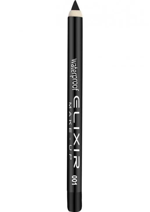 Олівець для очей водостійкий Waterproof Eye Pencil №001 Black Diamond - фото 1