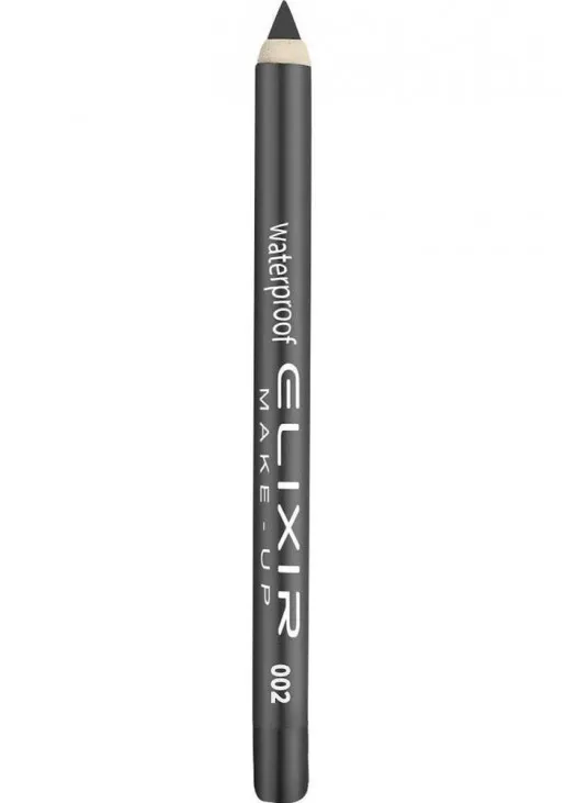 Олівець для очей водостійкий Waterproof Eye Pencil №002 Graphite - фото 1