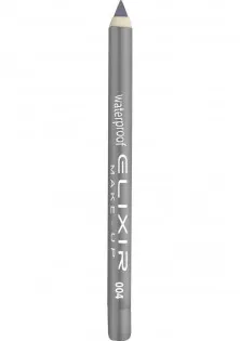 Олівець для очей водостійкий Waterproof Eye Pencil №004 Silver Eclipse за ціною 78₴  у категорії Декоративна косметика для очей Вінниця