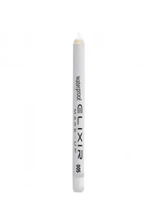 Олівець для очей водостійкий Waterproof Eye Pencil №005 White Night за ціною 78₴  у категорії Контурні олівці для очей Elixir