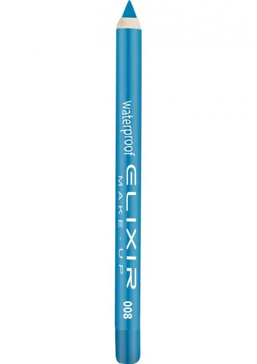 Олівець для очей водостійкий Waterproof Eye Pencil №008 Metallic Ocean - фото 1