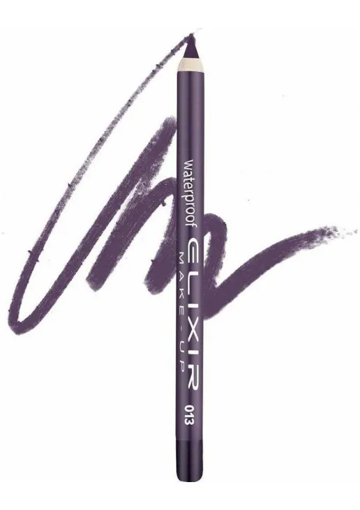 Олівець для очей водостійкий Waterproof Eye Pencil №013 Royal Purple - фото 2
