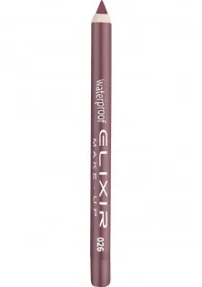 Купити Elixir Олівець для губ водостійкий Waterproof Lip Pencil №026 Iris Mauve вигідна ціна